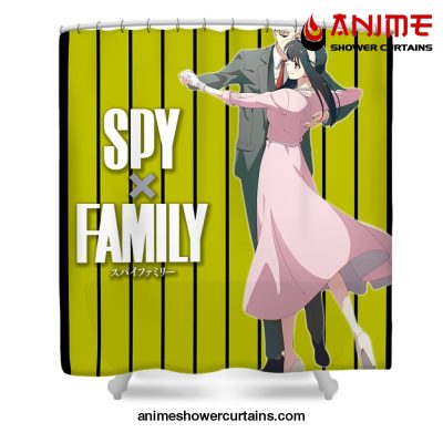 Spy X Family Loid Yor Forger Shower Curtain W59 H71 / Black