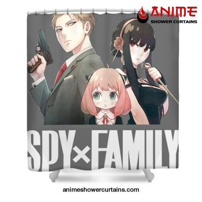 Spy X Family Shower Curtain W59 H71 / Gray