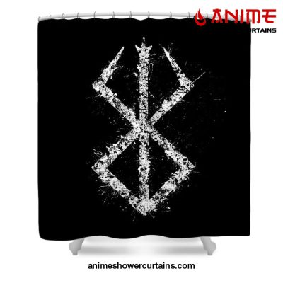Symbol Berserk Shower Curtain W59 X H71 / Black