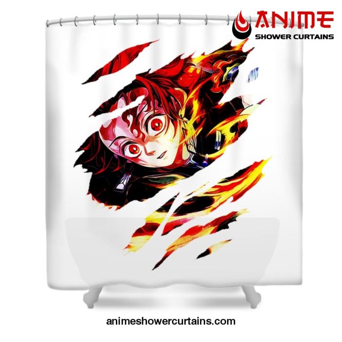 Tanjiro Kamado Shower Curtain W59 X H71 / White