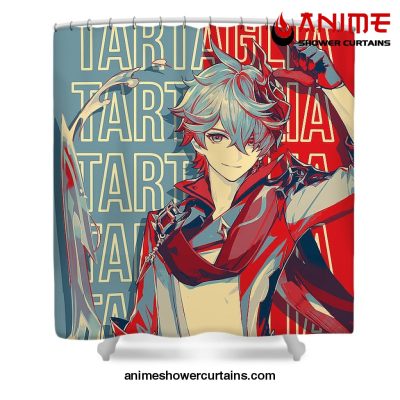 Tartaglia Genshin Impact Shower Curtain