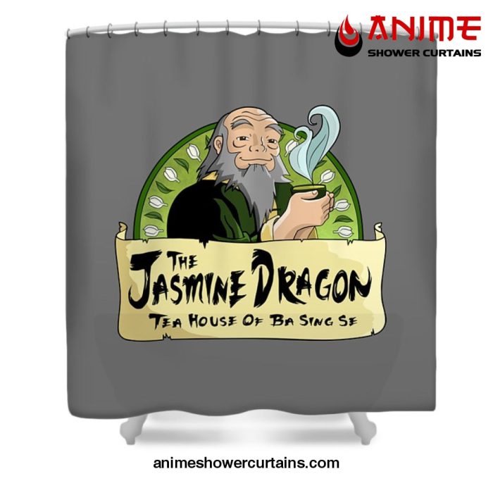 The Jasmine Dragon Shower Curtain W59 X H71 / Gray