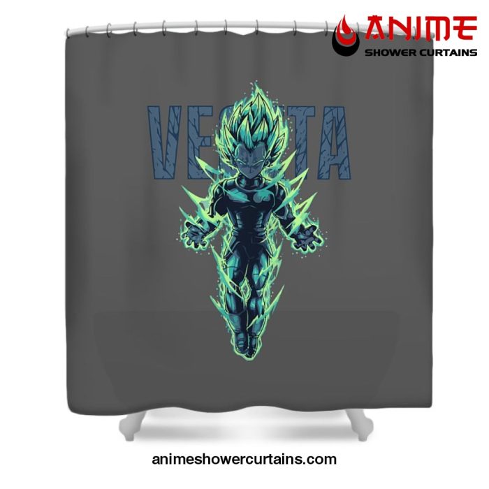 The Saiyan Pince Shower Curtain W59 X H71 / Gray