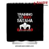 Training To Beat Saitama Shower Curtain W59 X H71 / Black