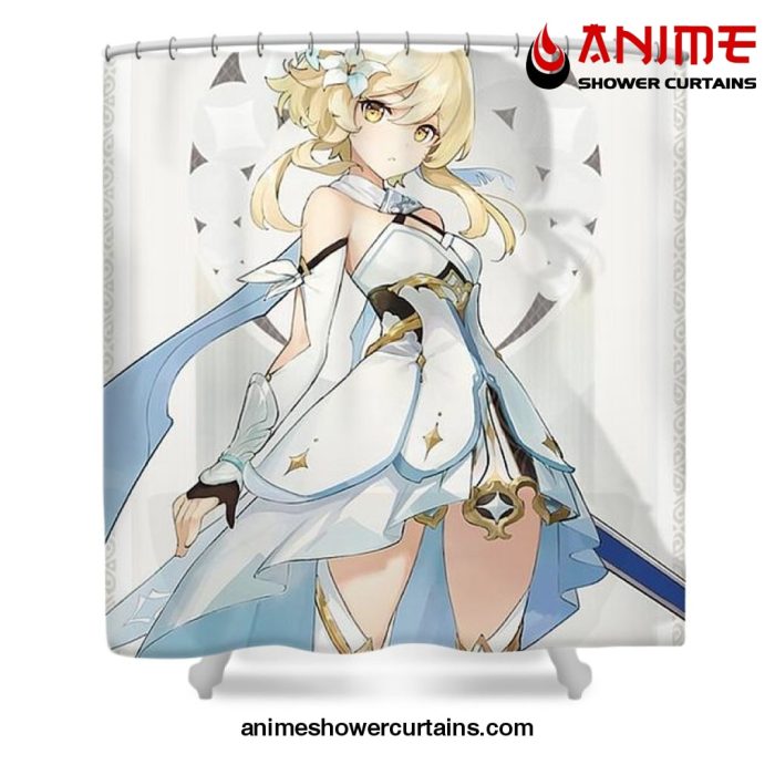 Traveler Lumine Genshin Impact Shower Curtain