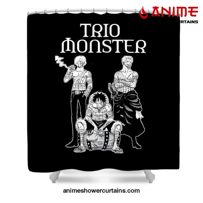 Trio Monster Shower Curtain W59 X H71 / Black