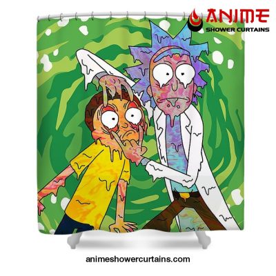 Trippie Rick And Morty Shower Curtain