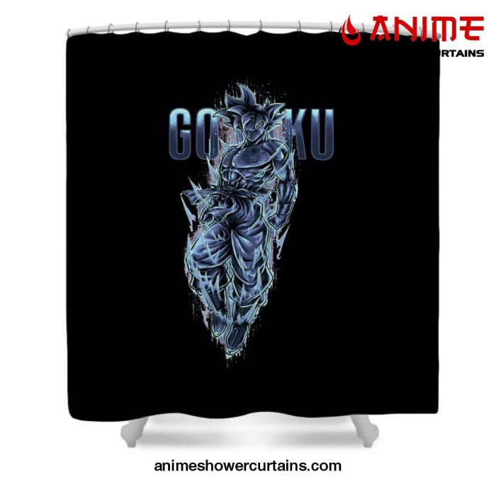 Ultra Instinct Awakening Shower Curtain W59 X H71 / Black