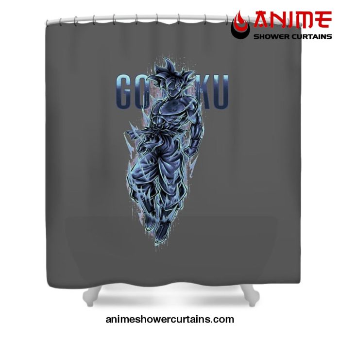 Ultra Instinct Awakening Shower Curtain W59 X H71 / Gray