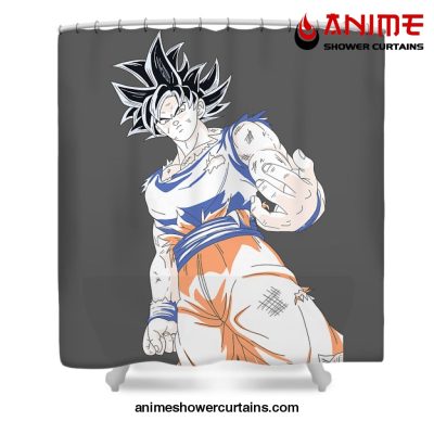 Ultra Instinct Goku Shower Curtain W59 X H71 / Gray