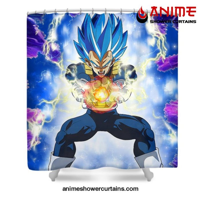 Vegeta Kamehameha Shower Curtain