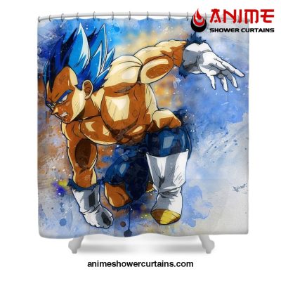 Vegeta Ssj Blue Shower Curtain