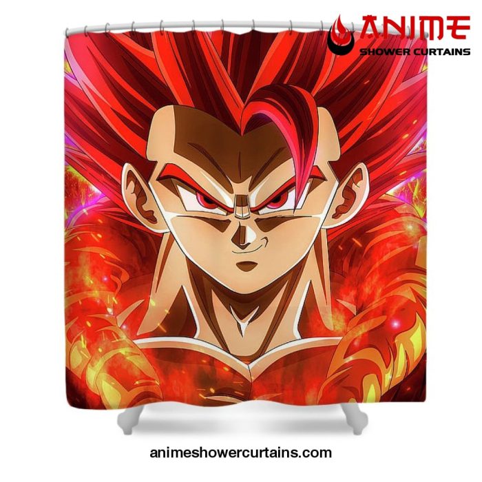 Vegito Ssj God Shower Curtain