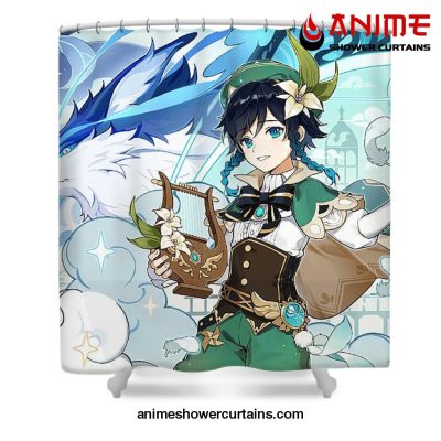 Venti Genshin Impact Shower Curtain