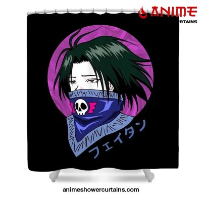 Vintage Hunter × Feitan Portor Shower Curtain W59 X H71 / Black