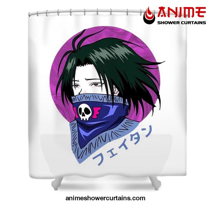 Vintage Hunter × Feitan Portor Shower Curtain W59 X H71 / White