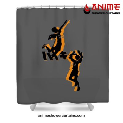 Volley Haikyuu Shower Curtain W59 X H71 / Gray