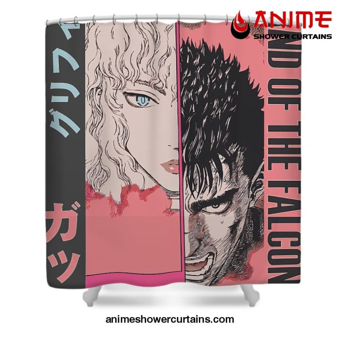 Wings Of Darkness Griffith Berserk Curtain W59 X H71 / Gray