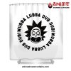 Wubba Lubba Dub-Dub Shower Curtain W59 X H71 / White