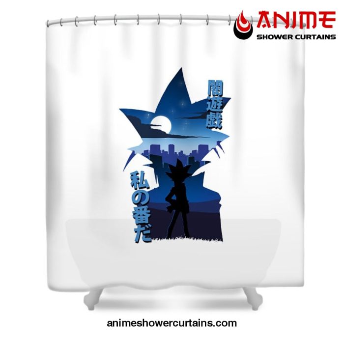 Yami Yugi Shower Curtain W59 X H71 / White