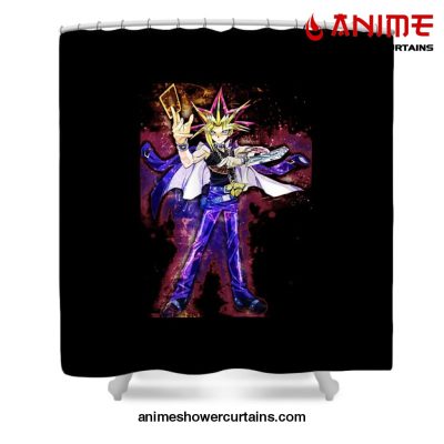 Yugi Aura Shower Curtain W59 X H71 / Black