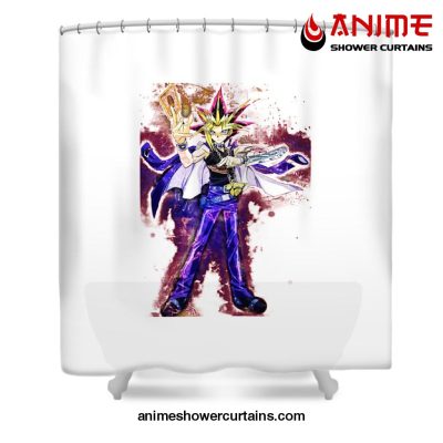 Yugi Aura Shower Curtain W59 X H71 / White