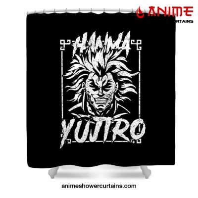 Yujiro Black White Shower Curtain W59 X H71 /