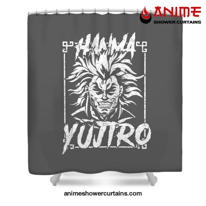 Yujiro Black White Shower Curtain W59 X H71 / Gray