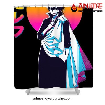 Zeref Fairy Tail Shower Curtain W59 X H71 / Black