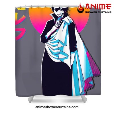 Zeref Fairy Tail Shower Curtain W59 X H71 / Gray