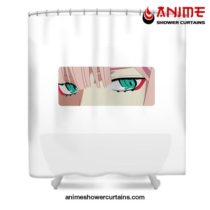 Zero Two Eyes Shower Curtain W59 X H71 / White