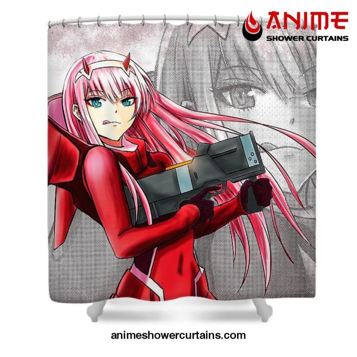 Zero Two Fight Shower Curtain