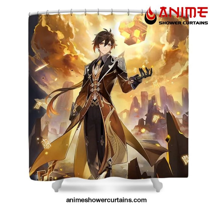 Zhongli Shower Curtain