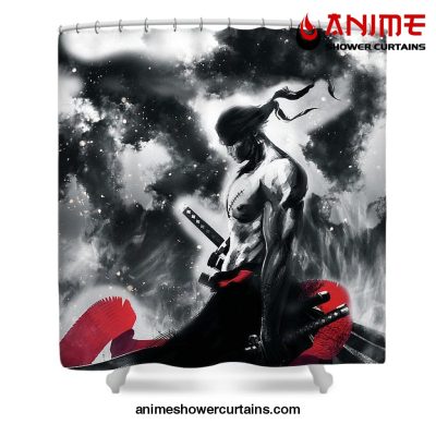 Zoro Roronoa One Piece Art Shower Curtain