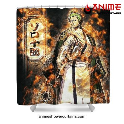 Zoro Roronoa One Piece Shower Curtain