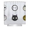 24 studio ghibli devis abuse - Anime Shower Curtains