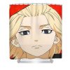 Blue Lock Tokyo Revengers Character Shower Curtain - Anime Shower Curtains