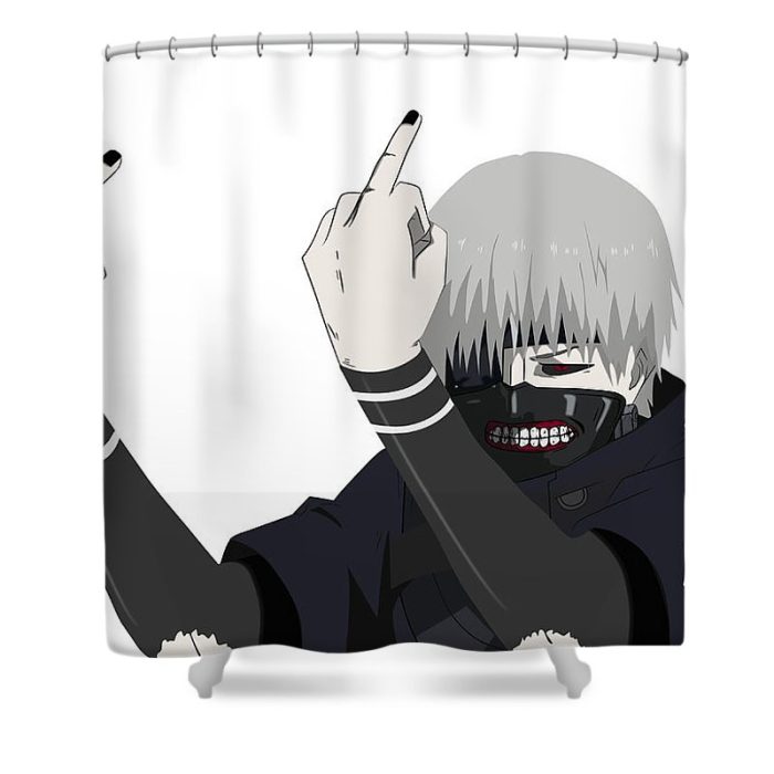 Funny Ken Kaneki Shower Curtain1 - Anime Shower Curtains