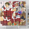 Haikyuumerchandise Fruit Christmas Shower Curtain - Anime Shower Curtains