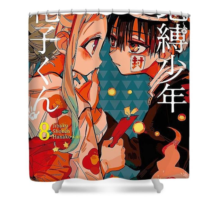 Hanako kun Couple Shower Curtain - Anime Shower Curtains