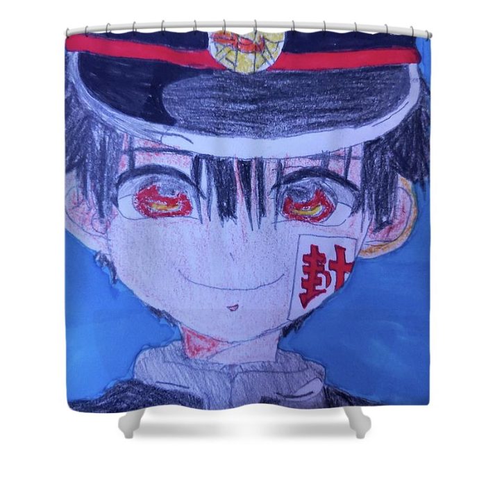 Hanako kun Sad Shower Curtain - Anime Shower Curtains