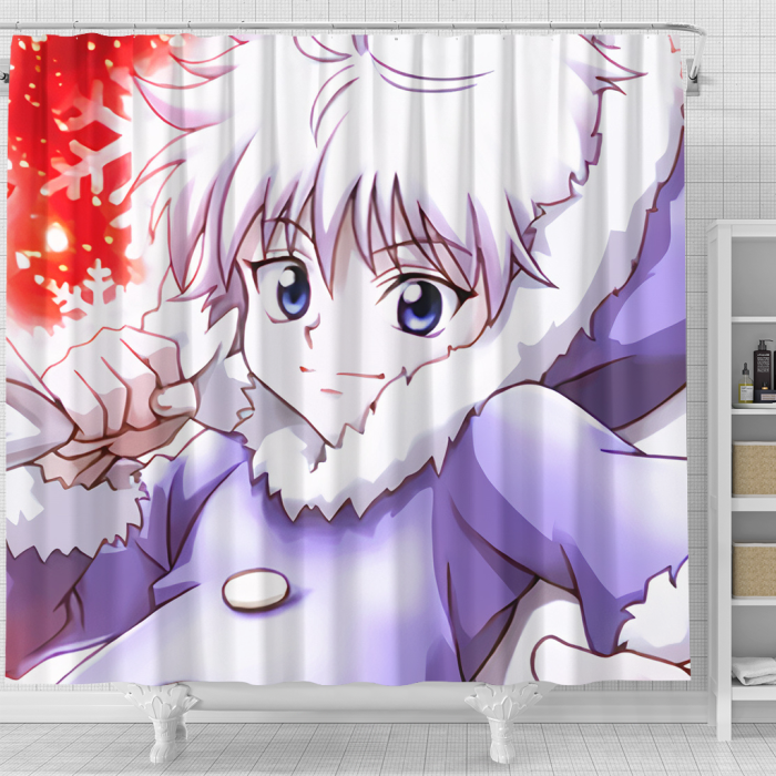 Hunter x Hunter Baby Christmas Shower Curtain - Anime Shower Curtains