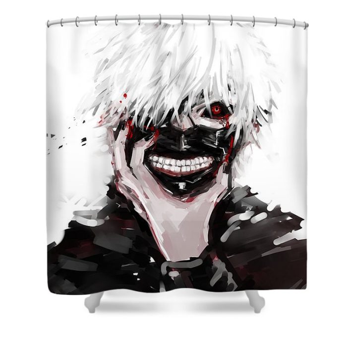 Kaneki Ken Tokyo Ghoul Shower Curtain1 - Anime Shower Curtains