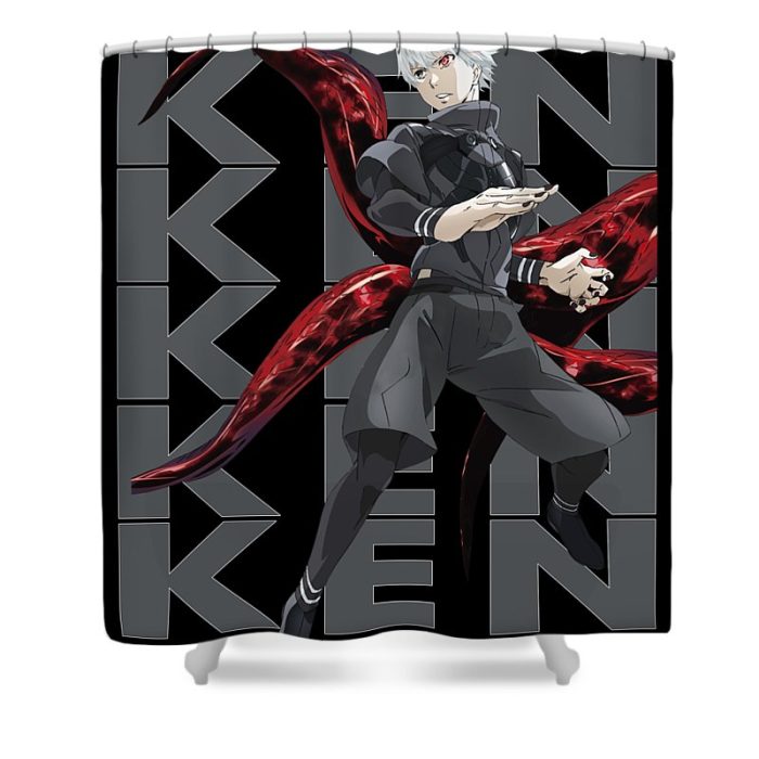 Ken Kaneki Name Shower Curtain1 - Anime Shower Curtains