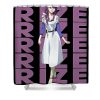 Rize Kamishiro Retro Name Shower Curtain1 - Anime Shower Curtains