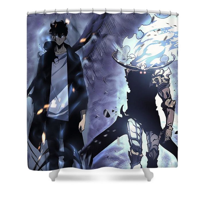 Solo Leveling Sad Shower Curtain 1 - Anime Shower Curtains