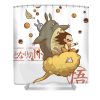 best friends forever deadly eyes transparent - Anime Shower Curtains