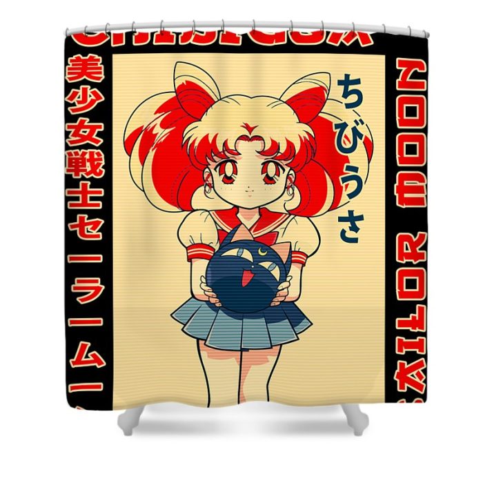 classic photo chibiusa art sailor moon gifts idea gleam shinny transparent - Anime Shower Curtains