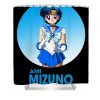 design ami mizuno sailor moon anime gifts for fans gleam shinny transparent - Anime Shower Curtains