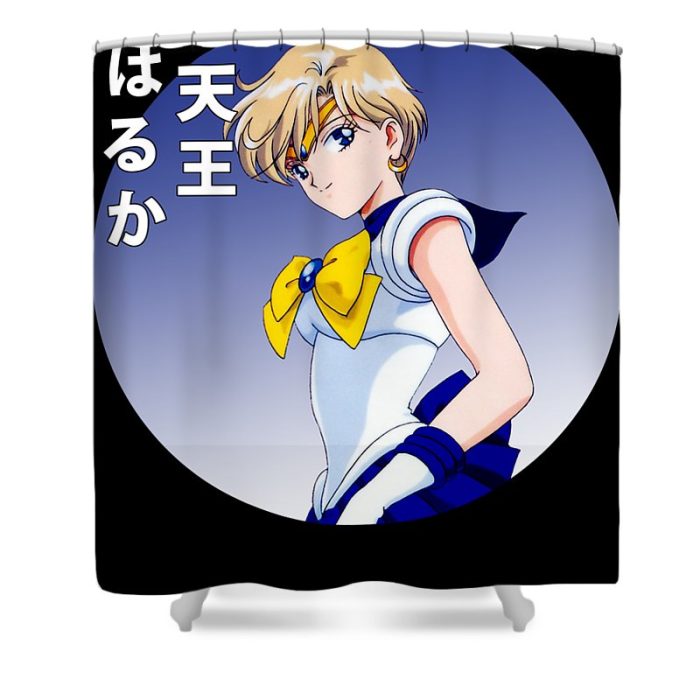 graphic sailor moon haruka girl anime gifts for fans gleam shinny transparent - Anime Shower Curtains